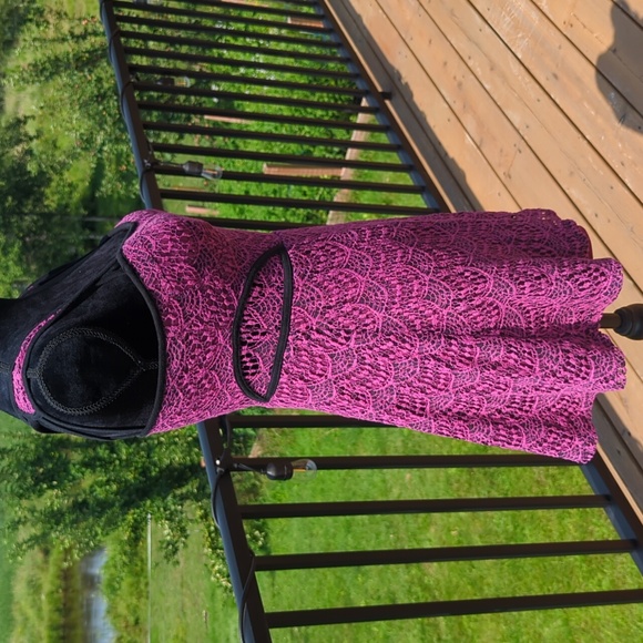 Geometric Textured Dress - Picture 3 of 7